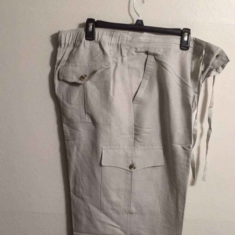 Perry Ellis casual pants with strings NYT